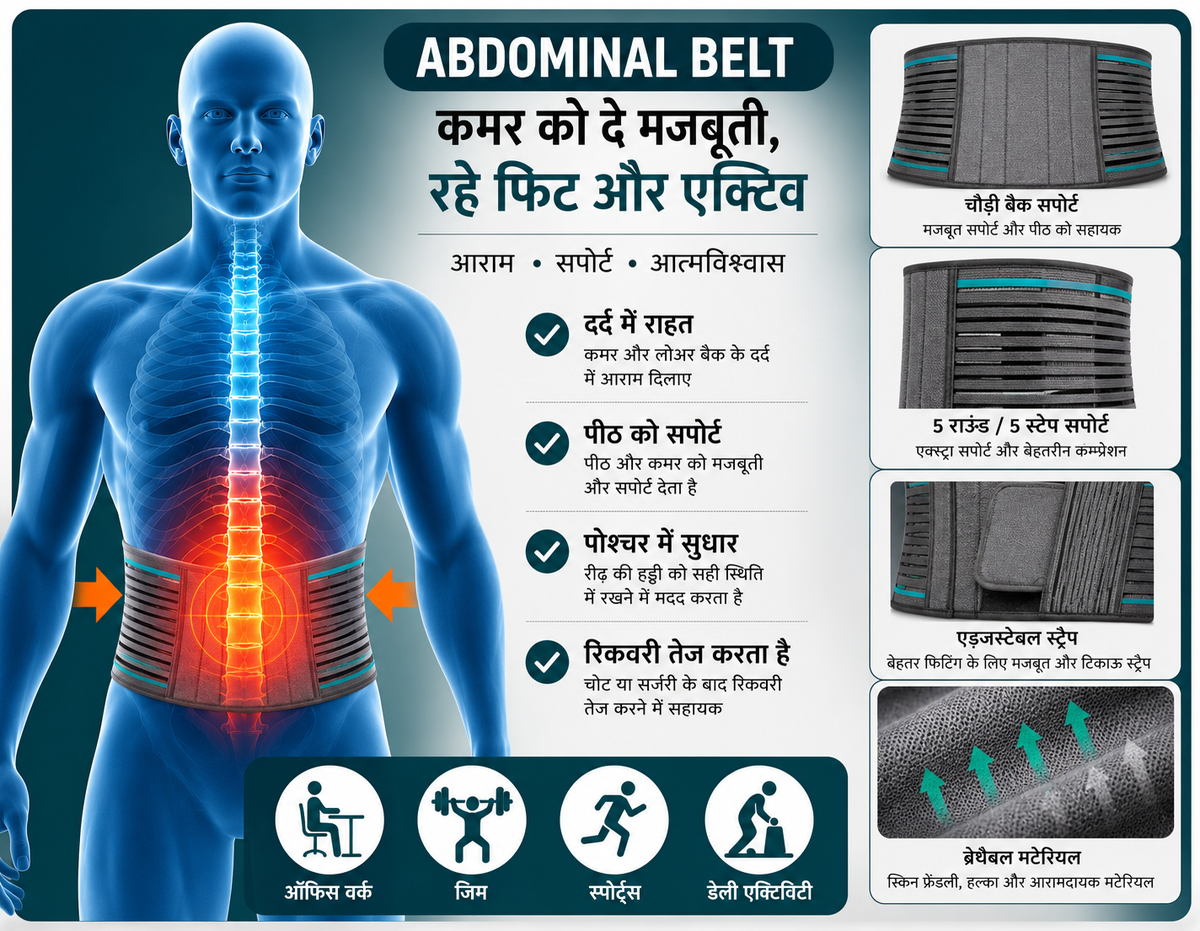 JDCOMFORT Abdominal Support Belt