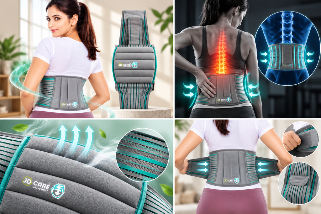 JDCOMFORT Abdominal Support Belt – Comfortable Waist & Abdominal Support