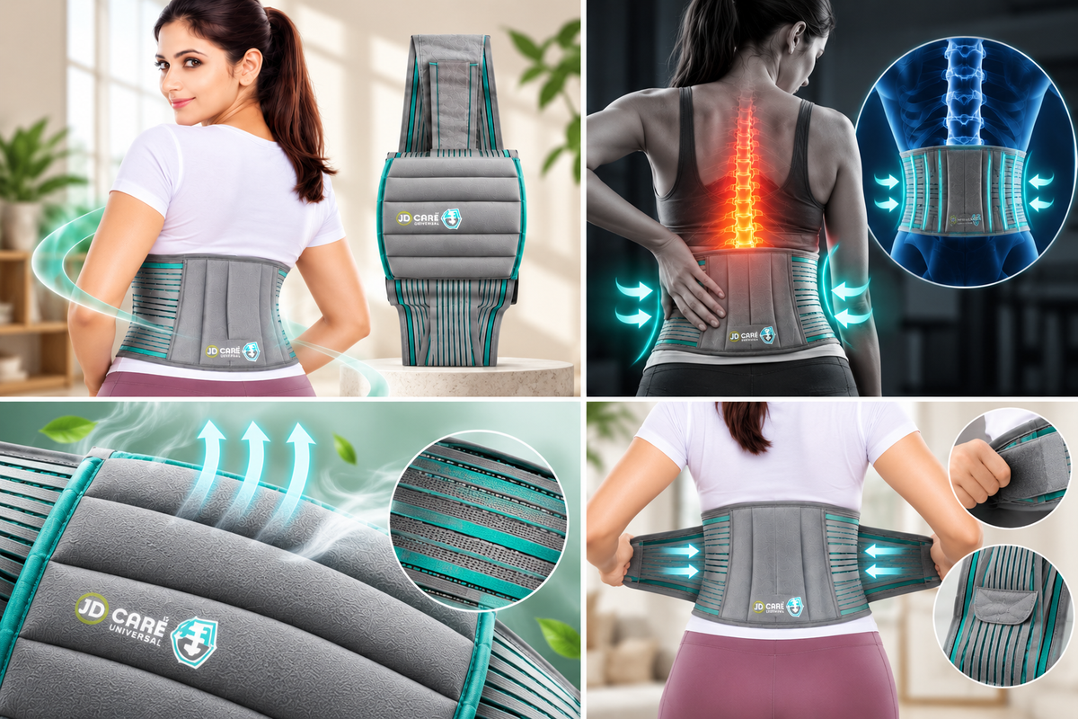 JDCOMFORT Abdominal Support Belt – Comfortable Waist & Abdominal Support